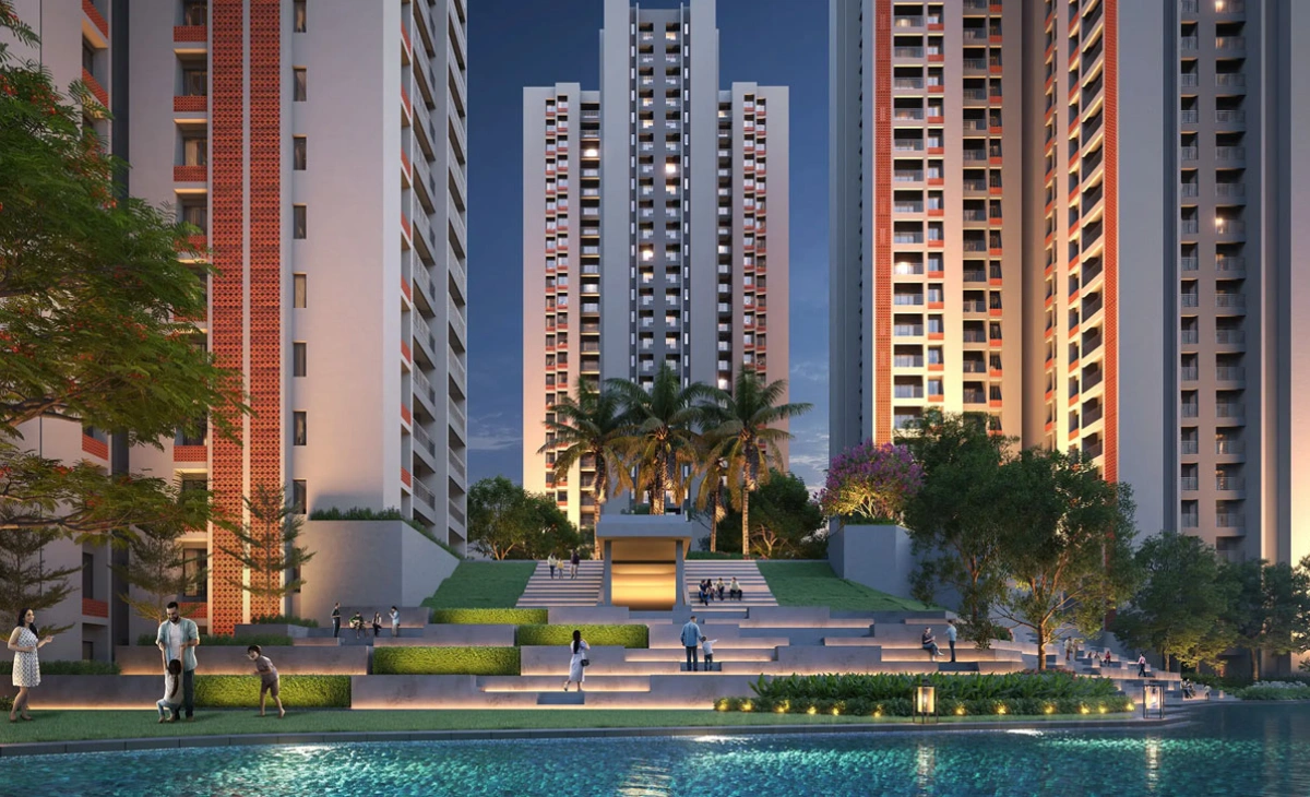 DTC Downtown Kolkata – luxury high-rise towers and landscaped community